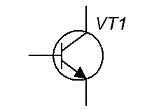 Обозначение транзистора КТ201ВМ на схемах
