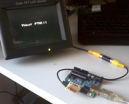 TV-выход на Arduino