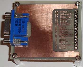 Плата с VGA разъемом
