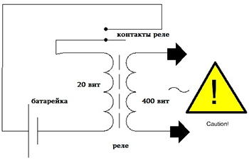 Принципиальная схема диммера