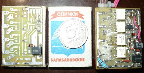Плата устройства управления освещением