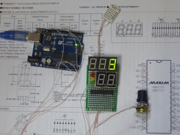 Тестирование при распайке MAX7219