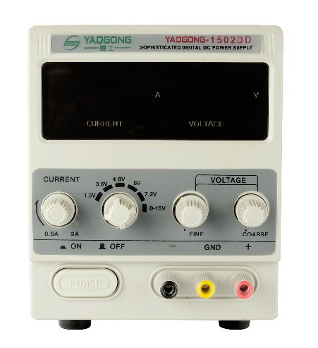 Передняя панель бюджетного ЛБП YG-1502DD