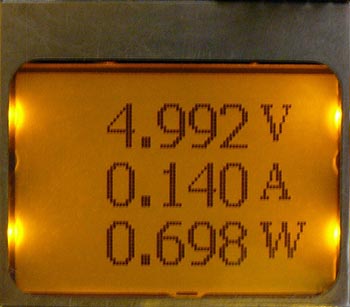 Отображение напряжения, тока и мощности на дисплее от Nokia 5110