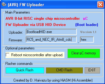AVR FW Uploader