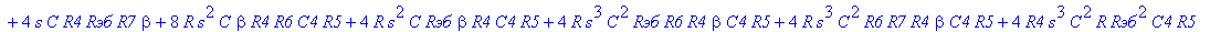 H := (`Rэб`*R7*C4*R5 R7*R6*C4*R5 R4*R6*C4*R5 beta^2*R4*R7*C4*R5 R6*beta^2*R4*C4*R5 R4*R7*C4*R5 `Rэб`*R6*C4*R5 `Rэб`*R7*beta*C4*R5 2*R4*R7*beta*C4*R5 4*R*R7*s*C^2*R4*R5 4*s*C*R6*R4*R7*beta*C4*R5 4*R*s^2...