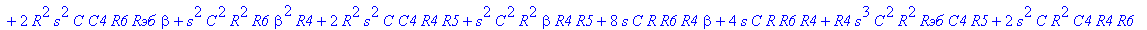 H := (`Rэб`*R7*C4*R5 R7*R6*C4*R5 R4*R6*C4*R5 beta^2*R4*R7*C4*R5 R6*beta^2*R4*C4*R5 R4*R7*C4*R5 `Rэб`*R6*C4*R5 `Rэб`*R7*beta*C4*R5 2*R4*R7*beta*C4*R5 4*R*R7*s*C^2*R4*R5 4*s*C*R6*R4*R7*beta*C4*R5 4*R*s^2...