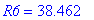 R6 = 38.462