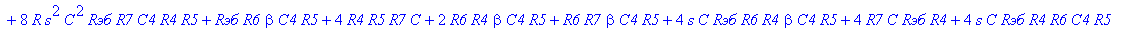 H := (`Rэб`*R7*C4*R5 R7*R6*C4*R5 R4*R6*C4*R5 beta^2*R4*R7*C4*R5 R6*beta^2*R4*C4*R5 R4*R7*C4*R5 `Rэб`*R6*C4*R5 `Rэб`*R7*beta*C4*R5 2*R4*R7*beta*C4*R5 4*R*R7*s*C^2*R4*R5 4*s*C*R6*R4*R7*beta*C4*R5 4*R*s^2...