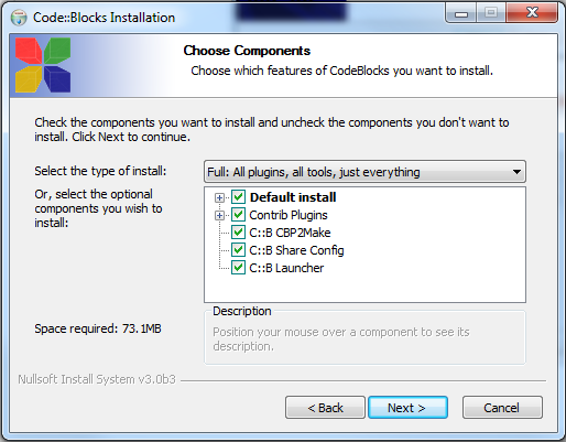 Компоненты CodeBlocks