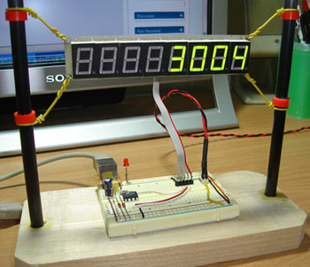 Электронный USB счетчик посещений на AVR ATtiny25