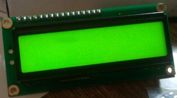 Отображение текста на LCD дисплее 1602