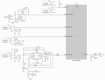Схема метеостанции на STM32
