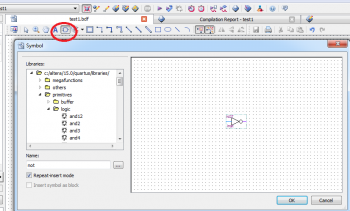 Окно Symbol Tools