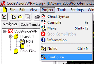 CodeVisionAVR