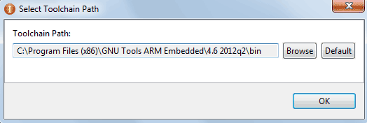 GCC Tool Chain Path
