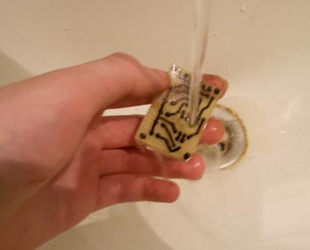 Промывка платы