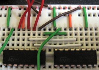 Сдвиговый регистр 74HC595