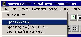 Open Device File