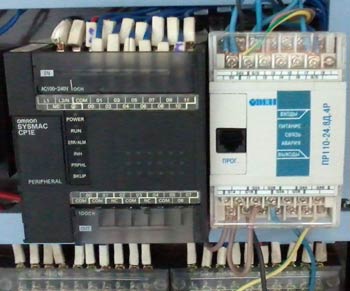 ПР110 и ПЛК SYSMAC CP1E