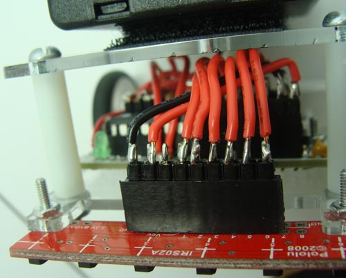 Установка датчиков робота