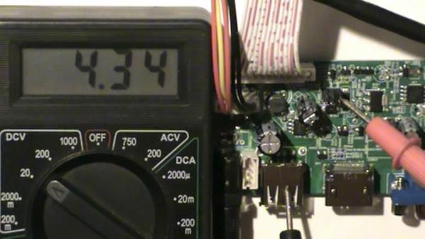 Завышенное напряжение в положении 3,3V