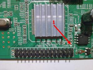 Подключение кабеля LVDS к модулю