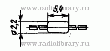 Стабилитрон Д814А1  цоколевка и размеры