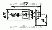 Стабилитрон Д816Г  цоколевка и размеры