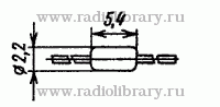 Стабилитрон КС115А  цоколевка и размеры