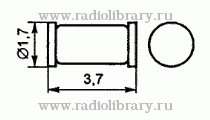 Стабилитрон КС128А  цоколевка и размеры