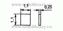 Стабилитрон КС130Д-5  цоколевка и размеры