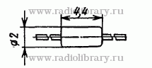 Стабилитрон КС162А-2  цоколевка и размеры