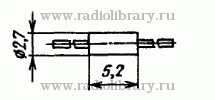 Стабилитрон КС207Б  цоколевка и размеры