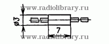 Стабилитрон КС211Е  цоколевка и размеры