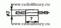 Стабилитрон КС215Ж  цоколевка и размеры