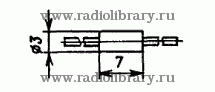 Стабилитрон КС218Ж  цоколевка и размеры