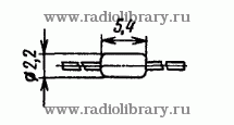 Стабилитрон КС406А  цоколевка и размеры