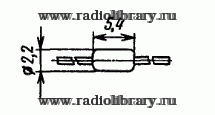 Стабилитрон КС407А  цоколевка и размеры