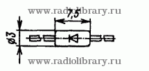 Стабилитрон КС415А  цоколевка и размеры