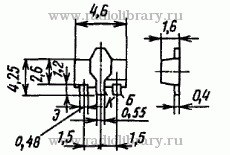 Стабилитрон КС482А-9  цоколевка и размеры