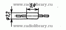 Стабилитрон КС506А  цоколевка и размеры