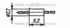 Стабилитрон КС509Б  цоколевка и размеры