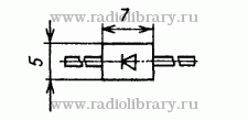 Стабилитрон КС511А  цоколевка и размеры