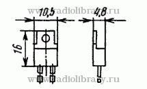 Стабилитрон КС582Г-2  цоколевка и размеры