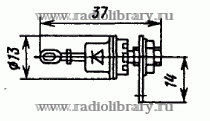 Стабилитрон КС620А  цоколевка и размеры