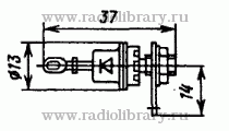 Стабилитрон КС650А  цоколевка и размеры