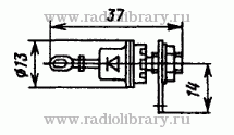 Стабилитрон КС680А  цоколевка и размеры